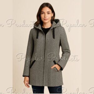 d.e.t.a.i.l.s | Zip Front Hooded Coat